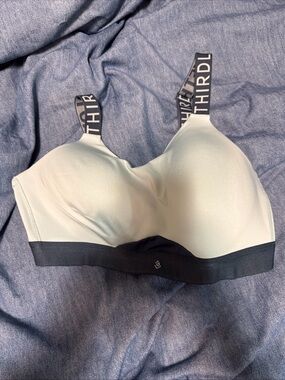 ThirdLove Sage Green & Black Seamless Support Bra